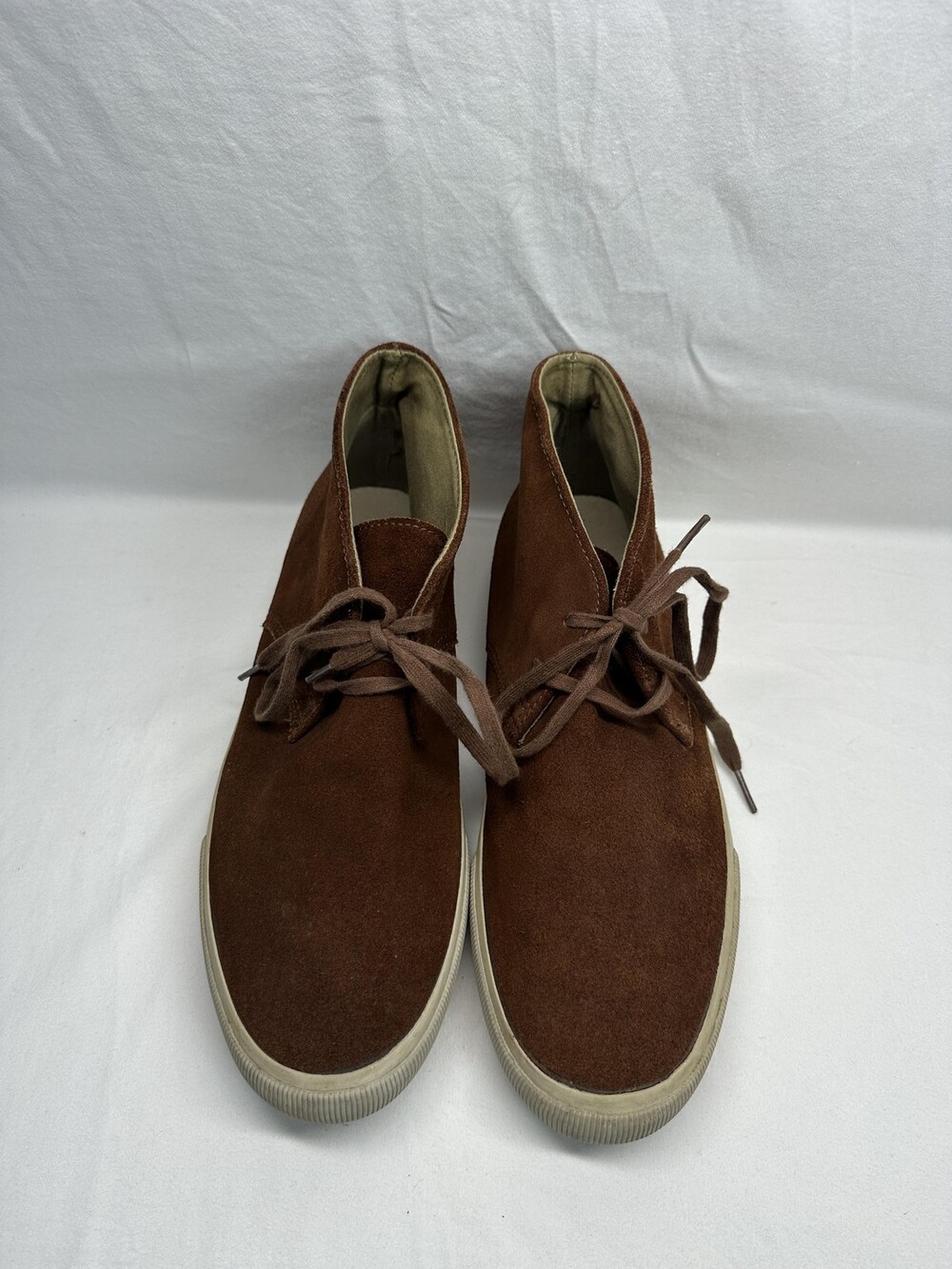 Hollister Shoes Mens Size 10.5 Brown Suede Chukka High Top Casual Sneakers